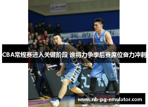CBA常规赛进入关键阶段 谁将力争季后赛席位奋力冲刺